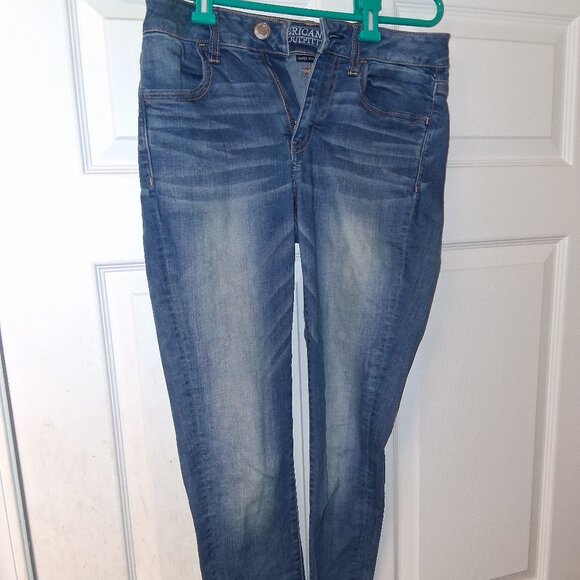 American Eagle Super Stretch Jeans Women’s 6 Long 9366 - Picture 1 of 3